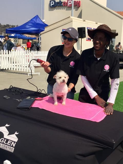 Janneque at a grooming demonstration